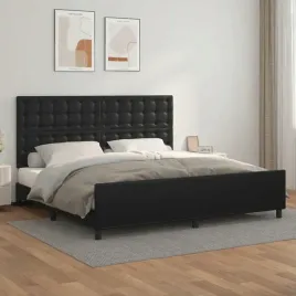 vidaxl-rama-lozka-z-zaglowkiem-czarna-200x200-cm-sztuczna-skora