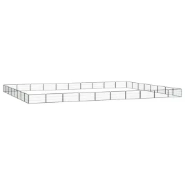 vidaxl-kojec-dla-psa-36-panele-czarny-100x50-cm-stal