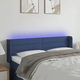 vidaxl-zaglowek-do-lozka-z-led-niebieski-147x16x78-88-cm-tkanina