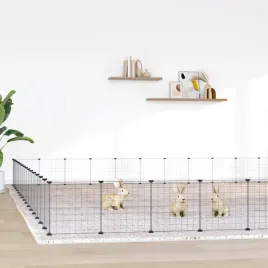 vidaxl-klatka-dla-zwierzat-z-bramka-60-paneli-czarna-35x35-cm-stal