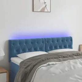 vidaxl-zaglowek-do-lozka-z-led-ciemnoniebieski-160x7x78-88cm-aksamit