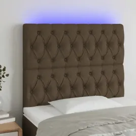 vidaxl-zaglowek-do-lozka-z-led-ciemnobrazowy-90x7x118-128-cm-tkanina