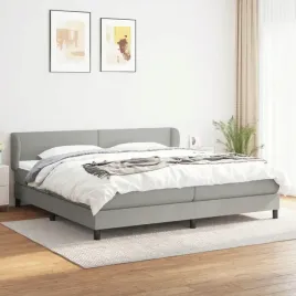 vidaxl-lozko-kontynentalne-z-materacem-jasnoszare-tkanina-200x200-cm