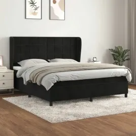vidaxl-lozko-kontynentalne-z-materacem-czarne-160x200-cm-aksamit