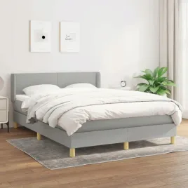 vidaxl-lozko-kontynentalne-z-materacem-jasnoszare-tkanina-140x190cm