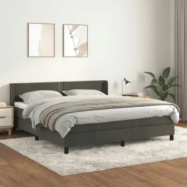 vidaxl-lozko-kontynentalne-z-materacem-ciemnoszare-180x200cm-aksamit