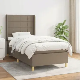 vidaxl-lozko-kontynentalne-z-materacem-taupe-tkanina-90x190-cm