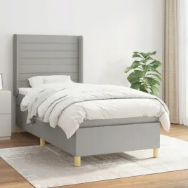 vidaxl-lozko-kontynentalne-z-materacem-jasnoszare-tkanina-90x190-cm