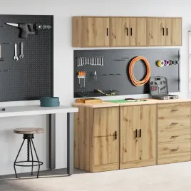 vidaxl-szafki-garazowe-2-szt-dab-rzemieslniczy-drewno-klejone