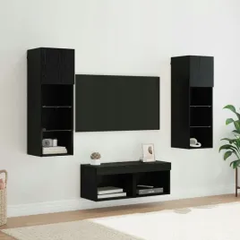 vidaxl-szafki-rtv-4-pcs-czarny-dab-material-drewnopochodny