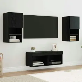 vidaxl-szafki-rtv-4-pcs-czarny-dab-material-drewnopochodny