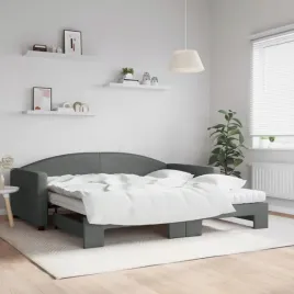 vidaxl-sofa-rozsuwana-z-materacami-ciemnoszara-100x200-cm-tkanina
