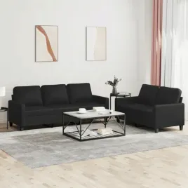vidaxl-2-osobowa-sofa-z-poduszkami-czarna-sztuczna-skora