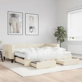 vidaxl-sofa-rozsuwana-z-szufladami-kremowa-100x200-cm-tkanina