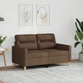 vidaxl-sofa-2-osobowa-brazowa-120-cm-tapicerowana-tkanina