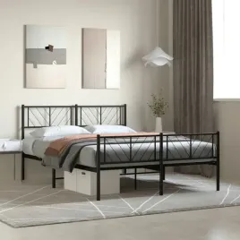vidaxl-metalowa-rama-lozka-z-wezglowiem-i-zanozkiem-czarna-140x190cm
