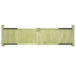 vidaxl-furtki-ogrodowe-2-szt-impregnowana-sosna-300-x-75-cm