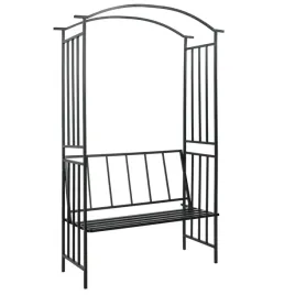 vidaxl-pergola-ogrodowa-z-lawka-czarna-128x50x207-cm-zelazna