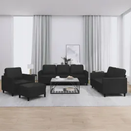 vidaxl-4-osobowa-sofa-z-poduszkami-czarna-sztuczna-skora