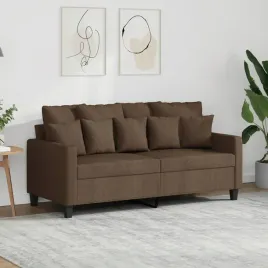 vidaxl-sofa-2-osobowa-brazowa-140-cm-tapicerowana-tkanina