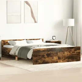vidaxl-rama-lozka-z-wezglowiem-i-zanozkiem-przydymiony-dab-140x190-cm