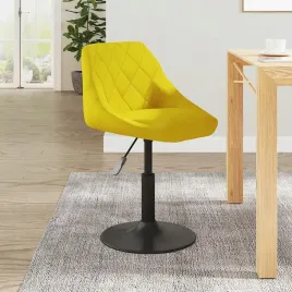 vidaxl-stolek-barowy-musztardowy-obity-aksamitem
