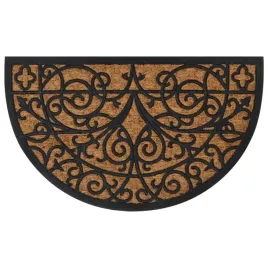 vidaxl-wycieraczka-polokragla-45x75-cm-guma-i-wlokno-kokosowe