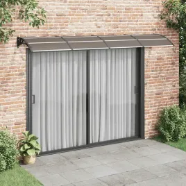 vidaxl-daszek-nad-drzwi-czarno-przezroczysty-350x75-cm-poliweglan