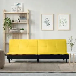 vidaxl-rozkladana-kanapa-jasnozolta-tapicerowana-tkanina