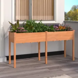 vidaxl-kwietnik-z-wysciolka-brazowy-161x45x76-cm-drewno-jodlowe