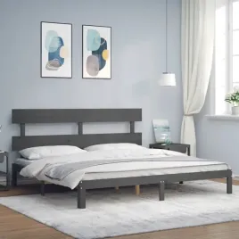 vidaxl-rama-lozka-z-wezglowiem-szara-200x200-cm-lite-drewno