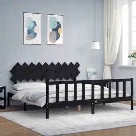 vidaxl-rama-lozka-z-wezglowiem-czarna-200x200-cm-lite-drewno