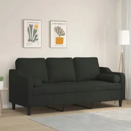 vidaxl-3-osobowa-sofa-z-poduszkami-czarna-180-cm-tkanina
