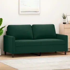 vidaxl-sofa-2-osobowa-ciemnozielona-140-cm-tapicerowana-aksamitem