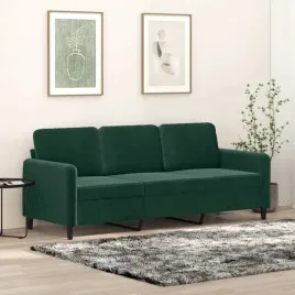 vidaxl-sofa-3-osobowa-ciemnozielony-180-cm-obita-aksamitem