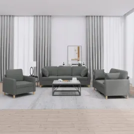 vidaxl-3-cz-komplet-wypoczynkowy-z-poduszkami-ciemnoszary-tkanina