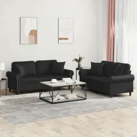 vidaxl-2-cz-komplet-wypoczynkowy-z-poduszkami-czarny-sztuczna-skora