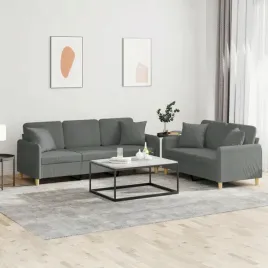 vidaxl-2-cz-komplet-wypoczynkowy-z-poduszkami-ciemnoszary-tkanina