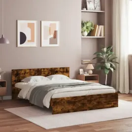 vidaxl-rama-lozka-z-wezglowiem-przydymiony-dab-150x200-cm