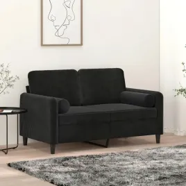 vidaxl-2-osobowa-sofa-z-poduszkami-czarna-120-cm-aksamit