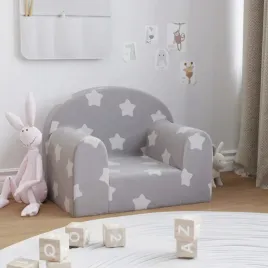vidaxl-sofa-dziecieca-jasnoszara-z-gwiazdkami-miekki-plusz