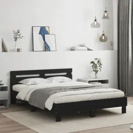 vidaxl-rama-lozka-z-led-bez-materaca-czarna-150x200-cm