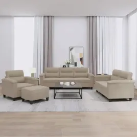 vidaxl-4-cz-komplet-wypoczynkowy-z-poduszkami-taupe-mikrofibra