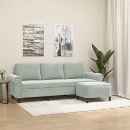 vidaxl-3-osobowa-sofa-z-podnozkiem-jasnoszara-180-cm-aksamit