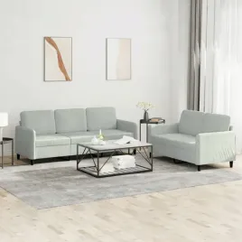 vidaxl-2-cz-komplet-wypoczynkowy-jasnoszary-aksamitny