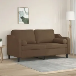 vidaxl-2-osobowa-sofa-z-poduszkami-brazowa-140-cm-tkanina
