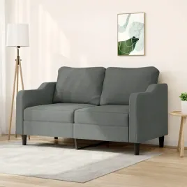 vidaxl-sofa-2-osobowa-ciemnoszara-140-cm-tapicerowana-tkanina