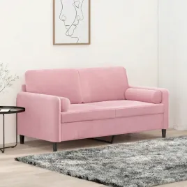 vidaxl-2-osobowa-sofa-z-poduszkami-rozowa-140-cm-aksamit