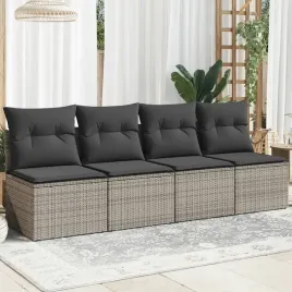 vidaxl-sofa-ogrodowa-z-poduszkami-4-osobowa-szara-polirattan
