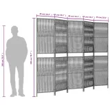 vidaxl-parawan-5-panelowy-brazowy-polirattan-producent-vidaxl